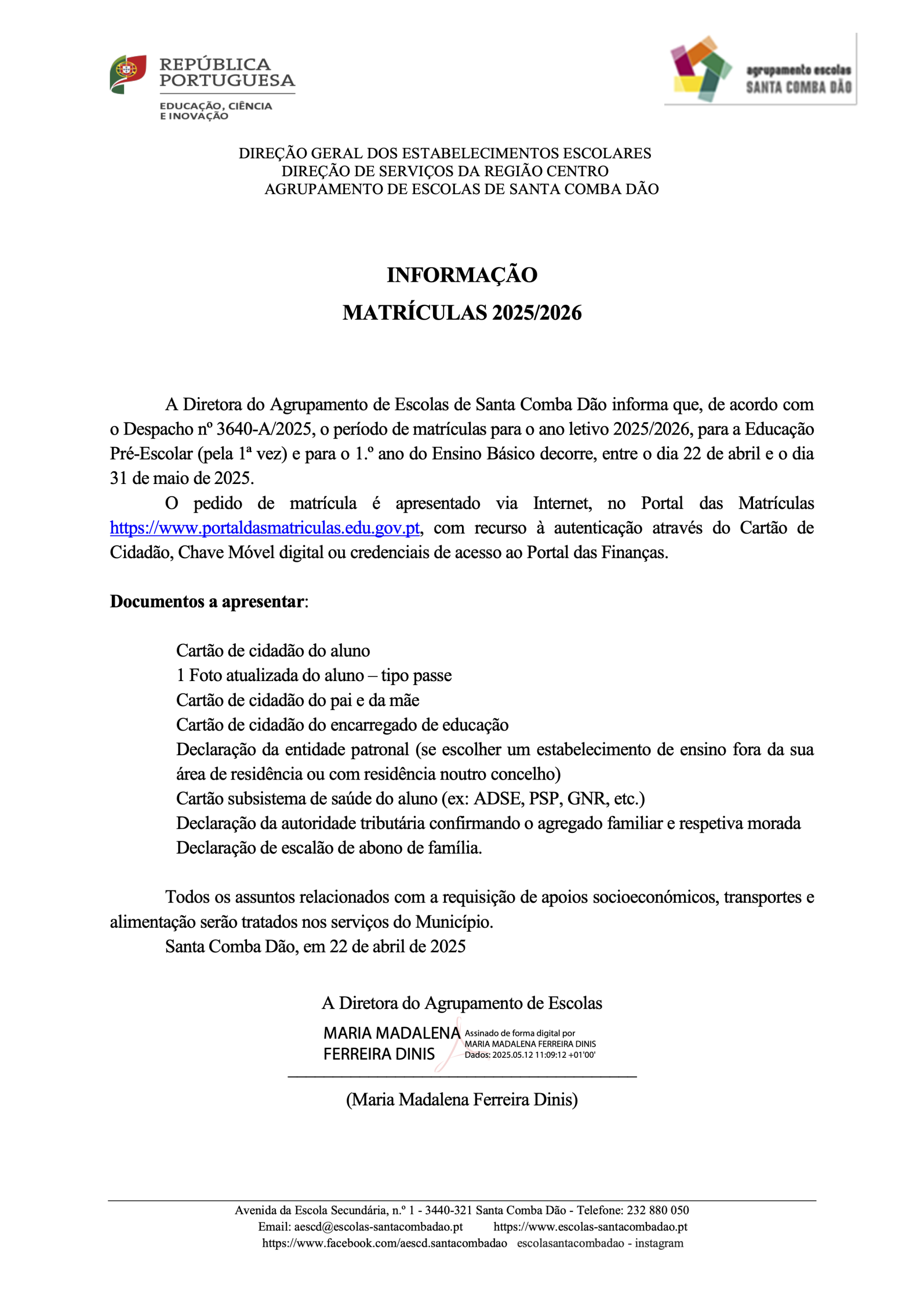 AVISO MATRICULAS scaled
