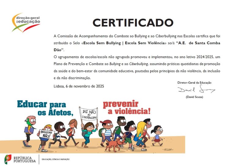 AESCD - Agrupamento de Escolas de Santa Comba Dão 4 bullying