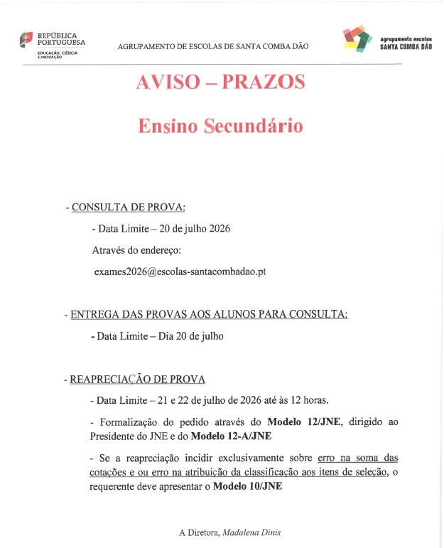 AESCD - Agrupamento de Escolas de Santa Comba Dão 1 ensinosecundario